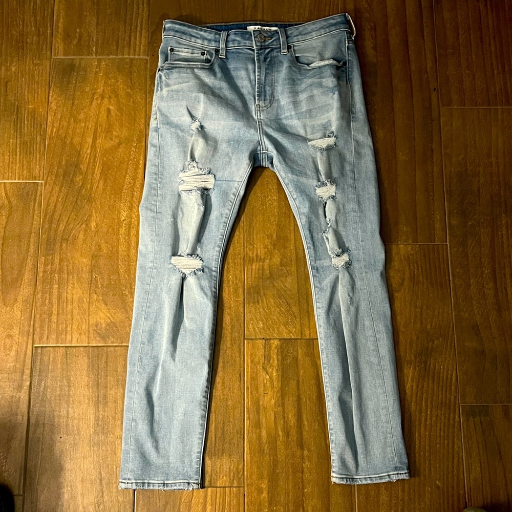 Pacsun distressed 30x30 slim taper jeans